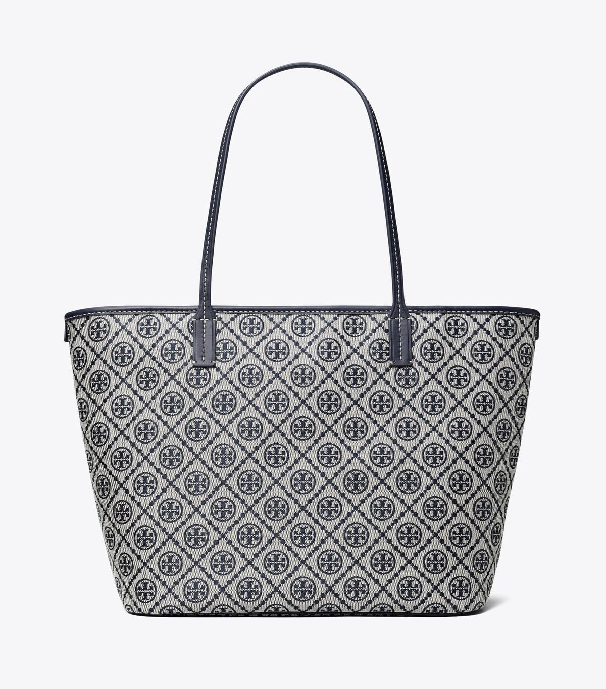 T Monogram Zip Tote