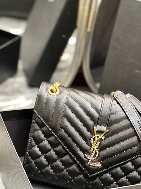 Ysl Crossbody Bag With Long Chain