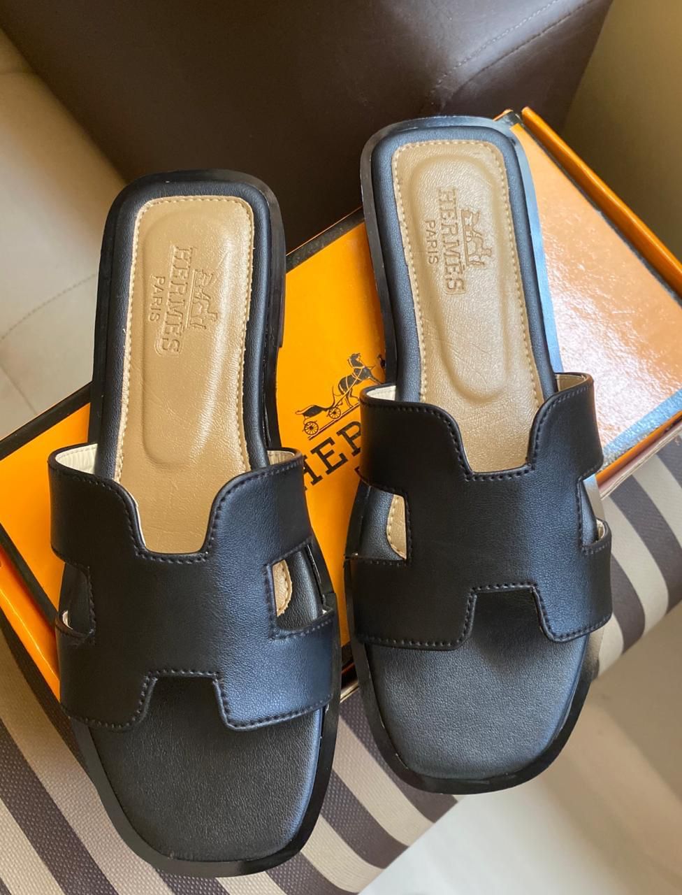 Hermes Slippers
