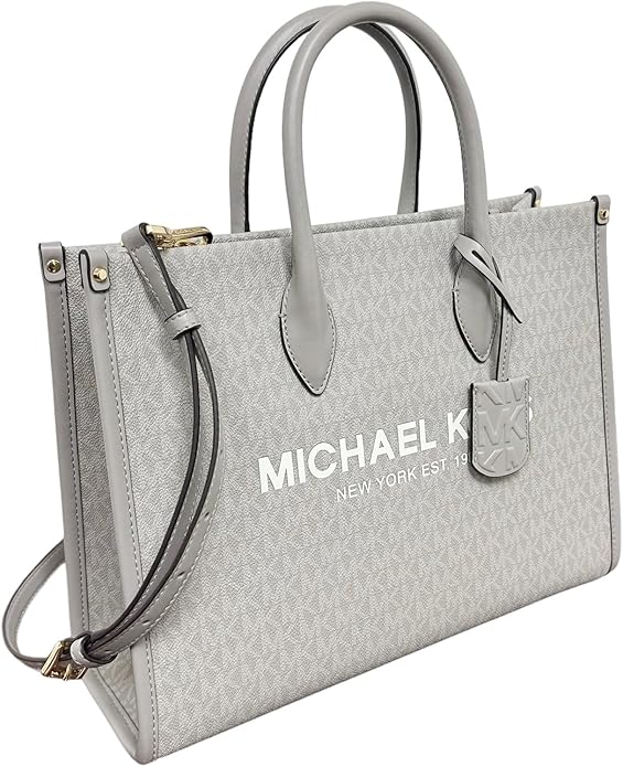 Michael Kors Mirella East West Medium Tote Pearl Grey