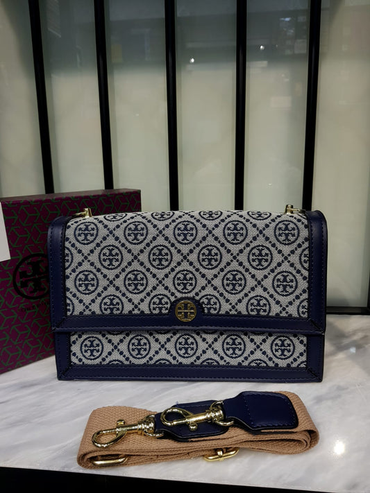 Tory Burch 
T Monogram Jacquard Mini Crossbody Bag