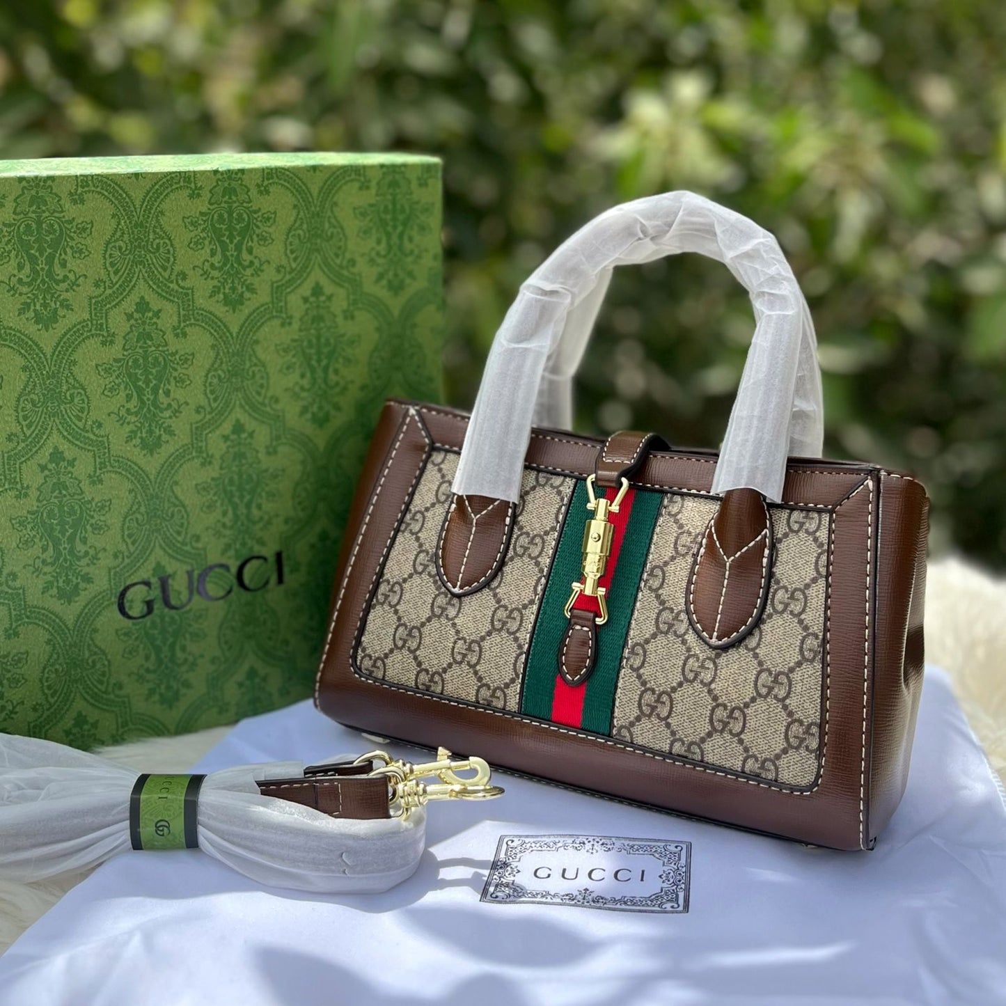 Gucci Handbag With Long Belt