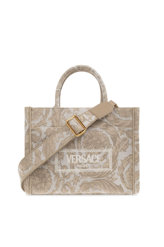 Versace Embroidered Handbag