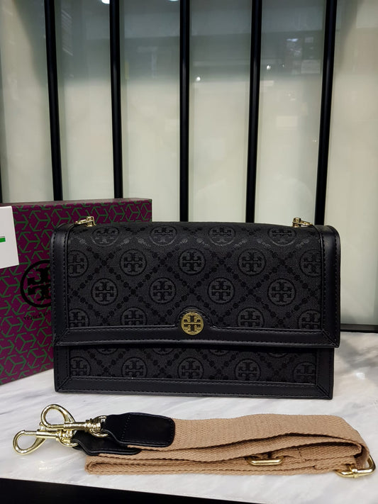 Tory Burch 
T Monogram Jacquard Mini Crossbody Bag