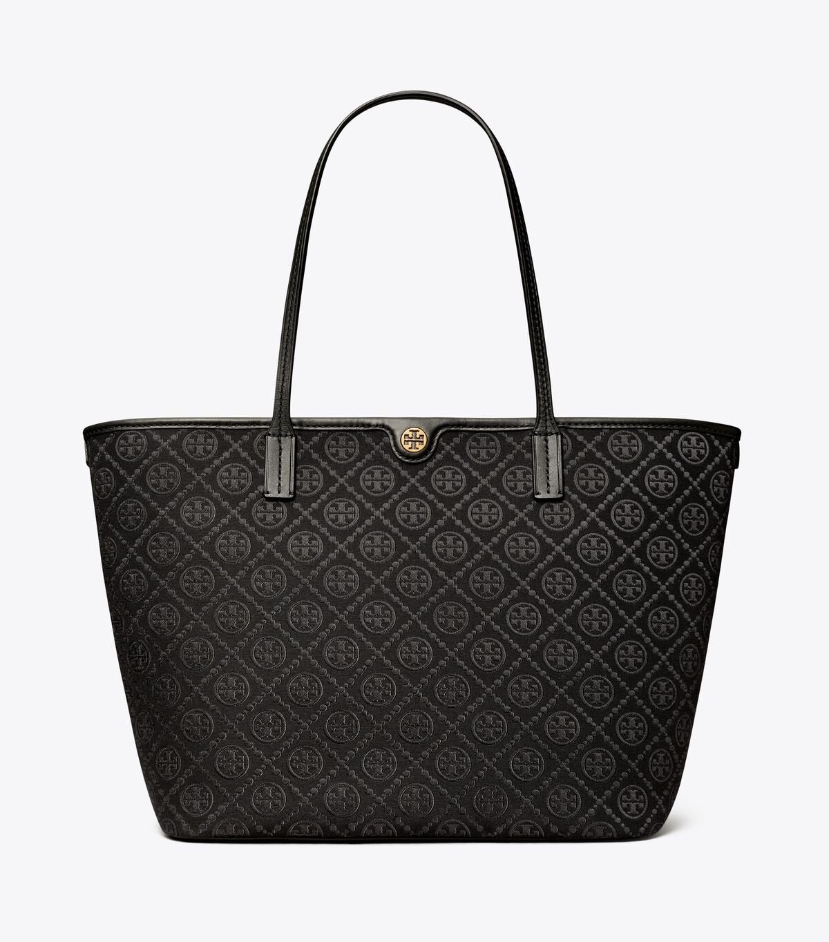 T Monogram Zip Tote