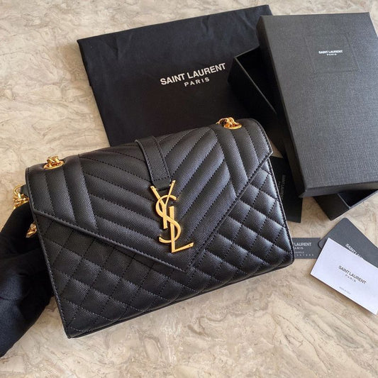 Ysl Crossbody Bag With Long Chain