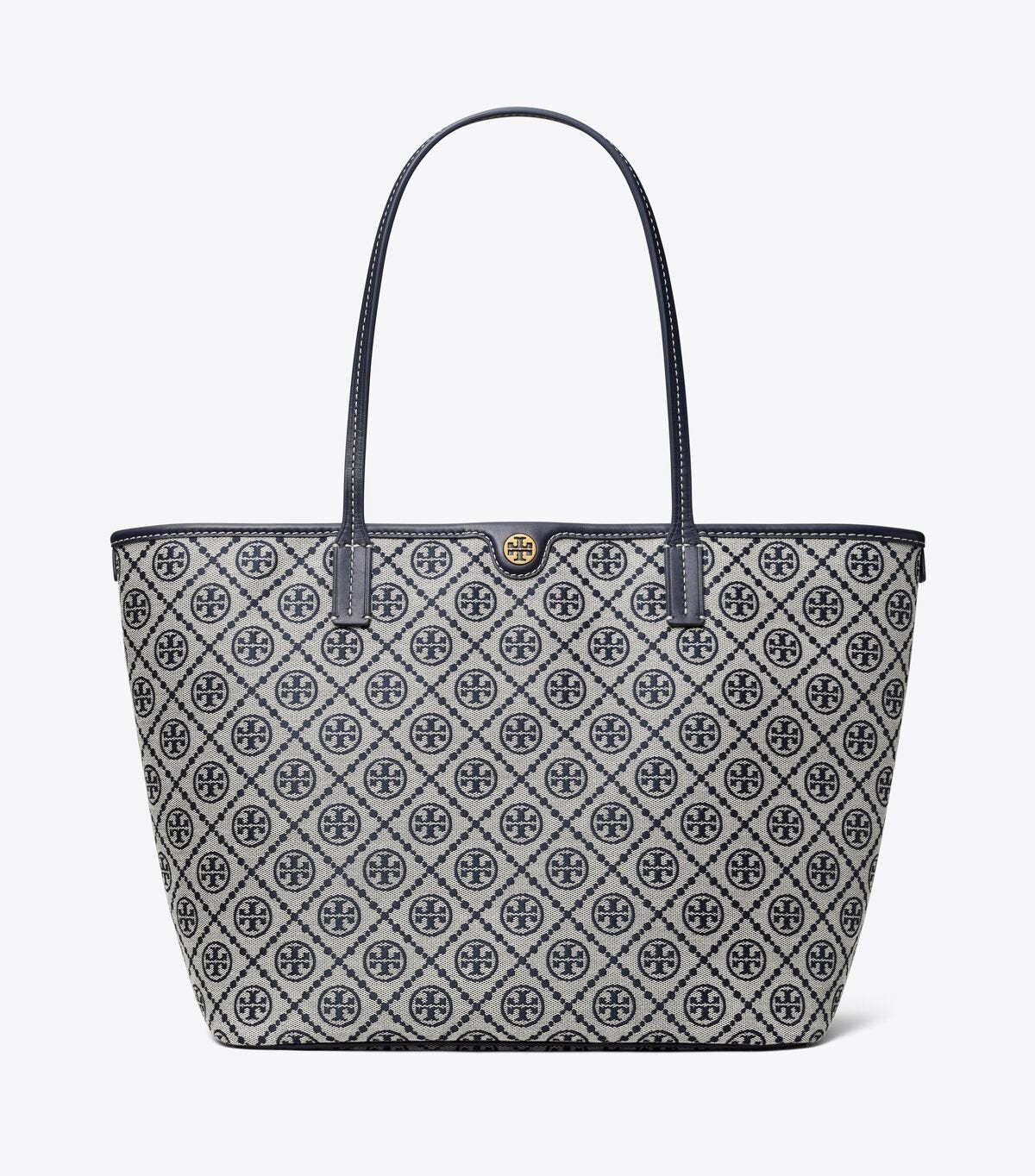 T Monogram Zip Tote