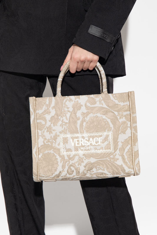 Versace Embroidered Handbag