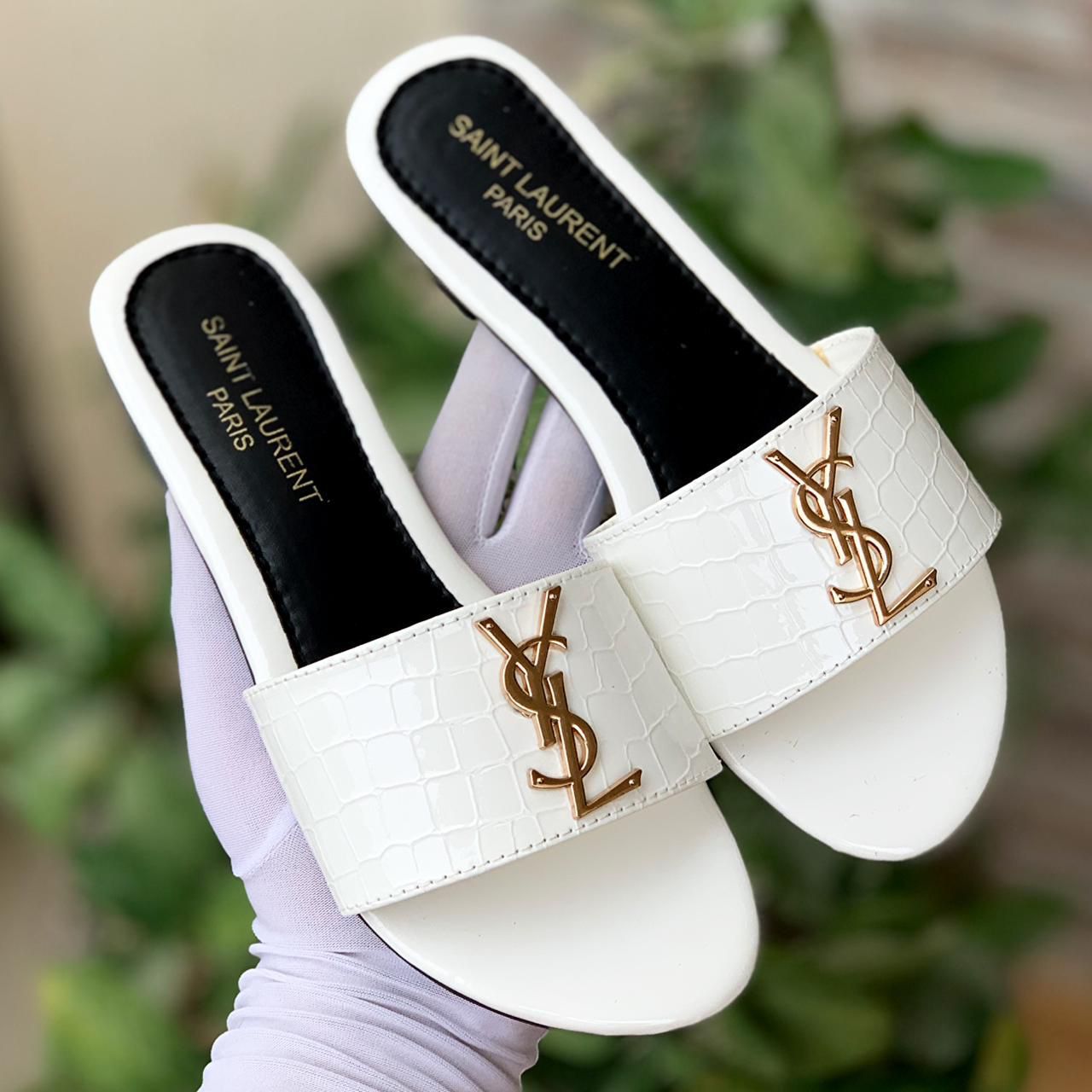 Ysl Flat Slippers