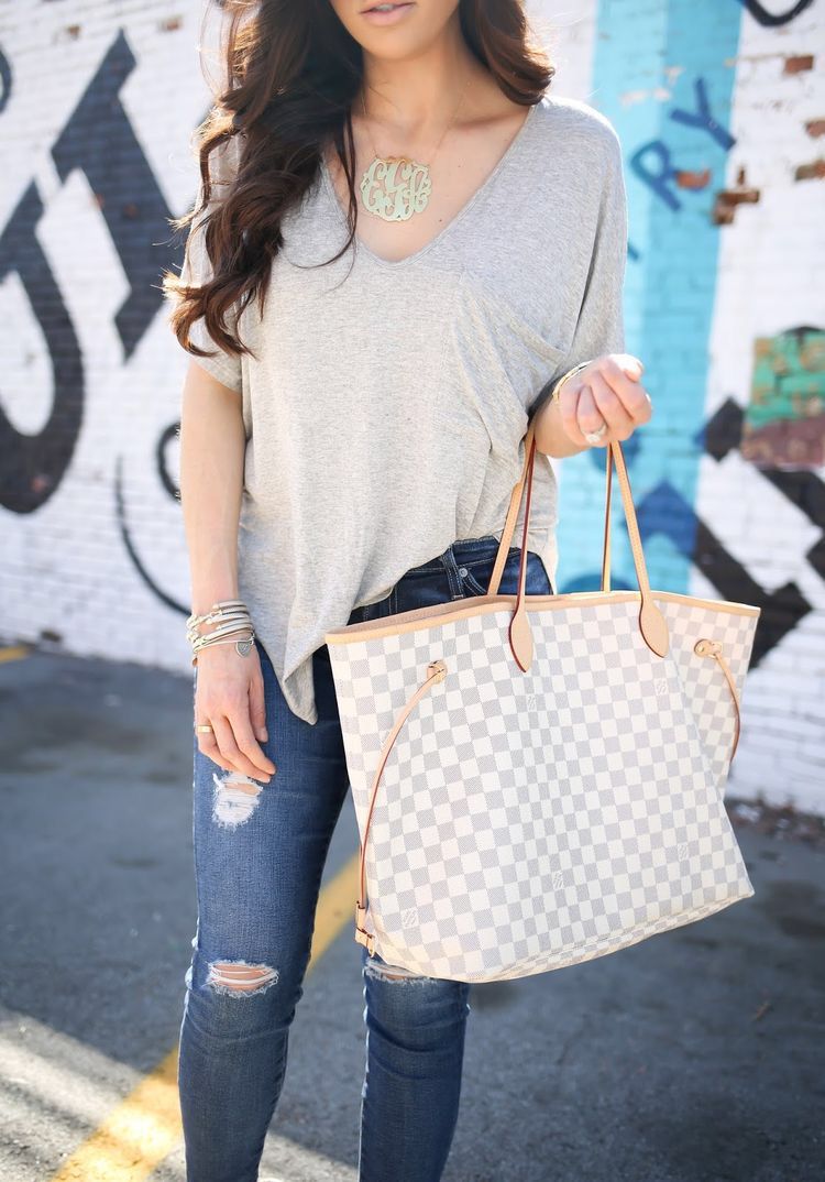 Lv Neverfull MM Tote Bag