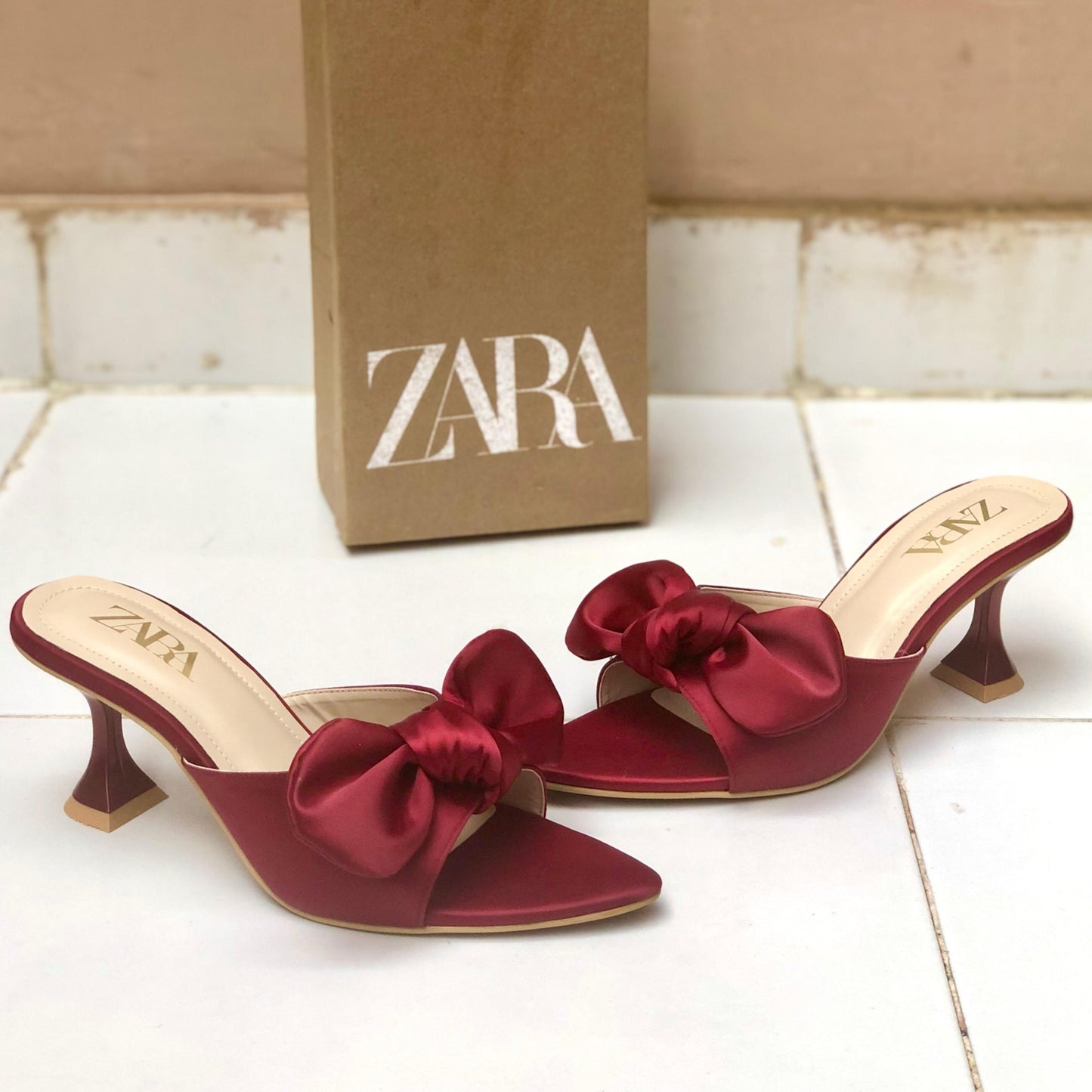 Zara Bow Heels