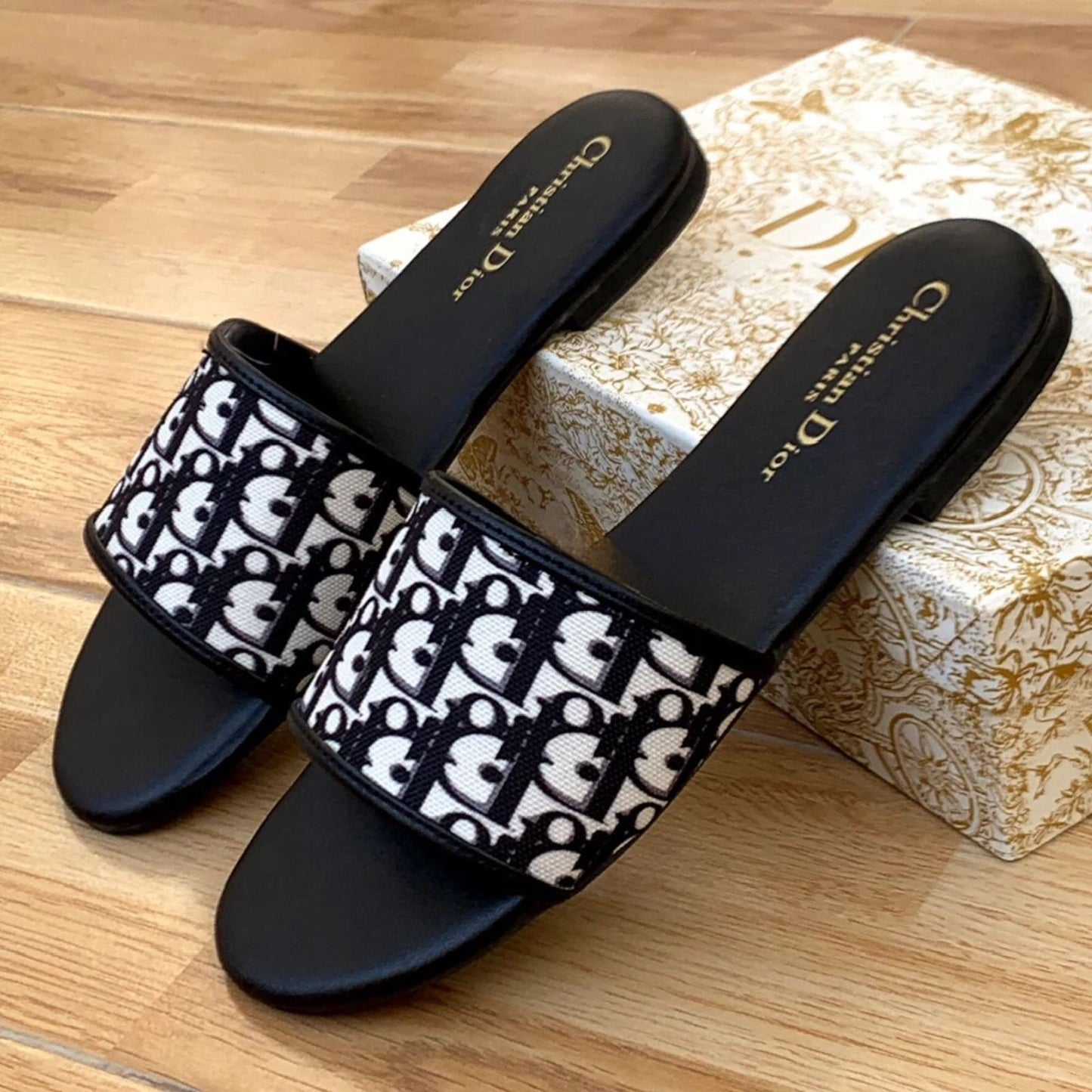 Christian Dior Flat Slippers