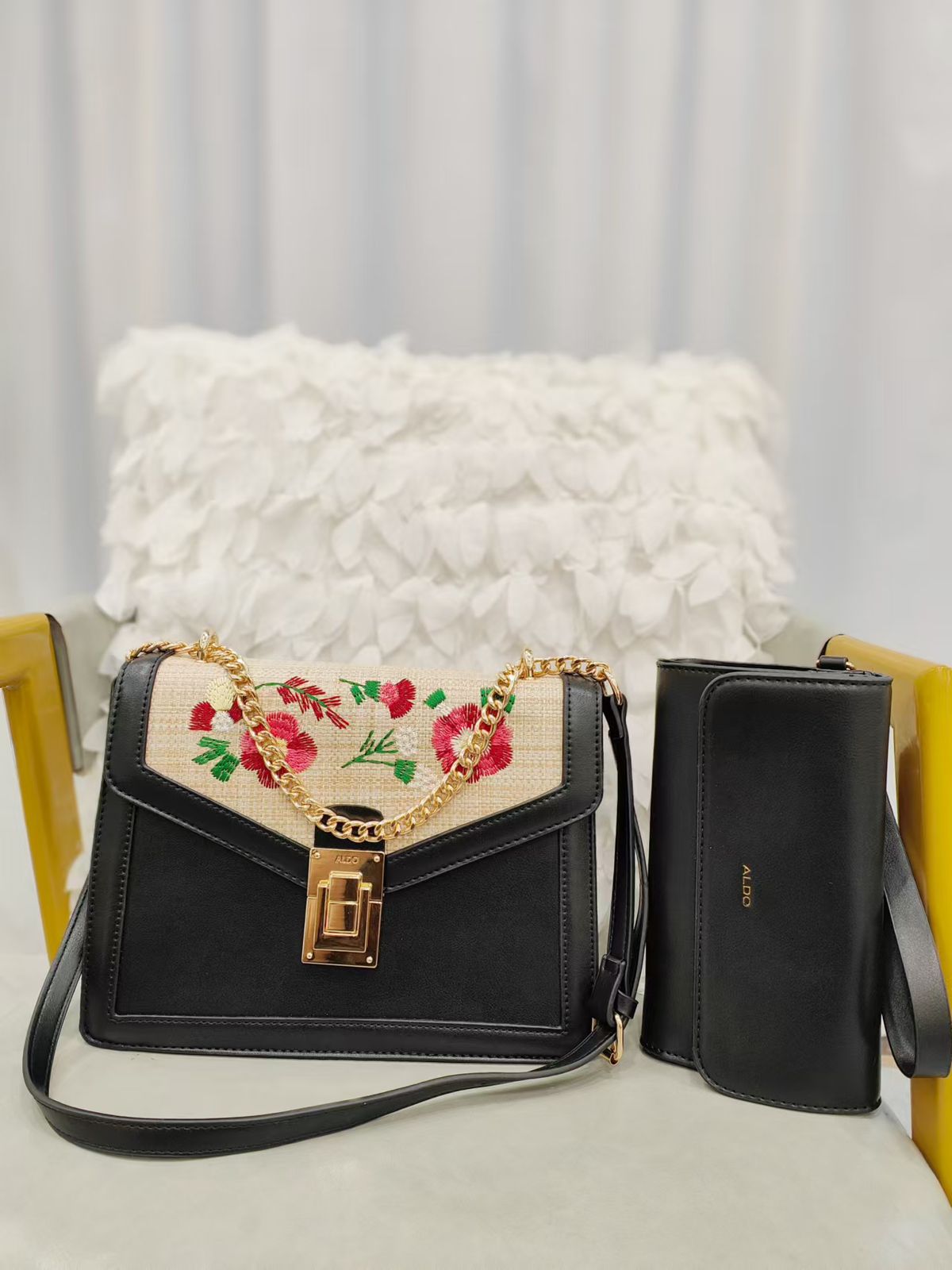 Aldo Handbag With(Clutch)