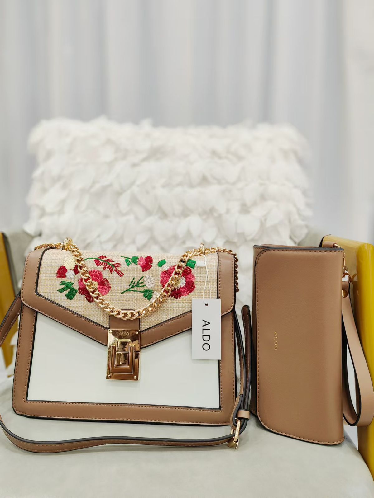 Aldo Handbag With(Clutch)