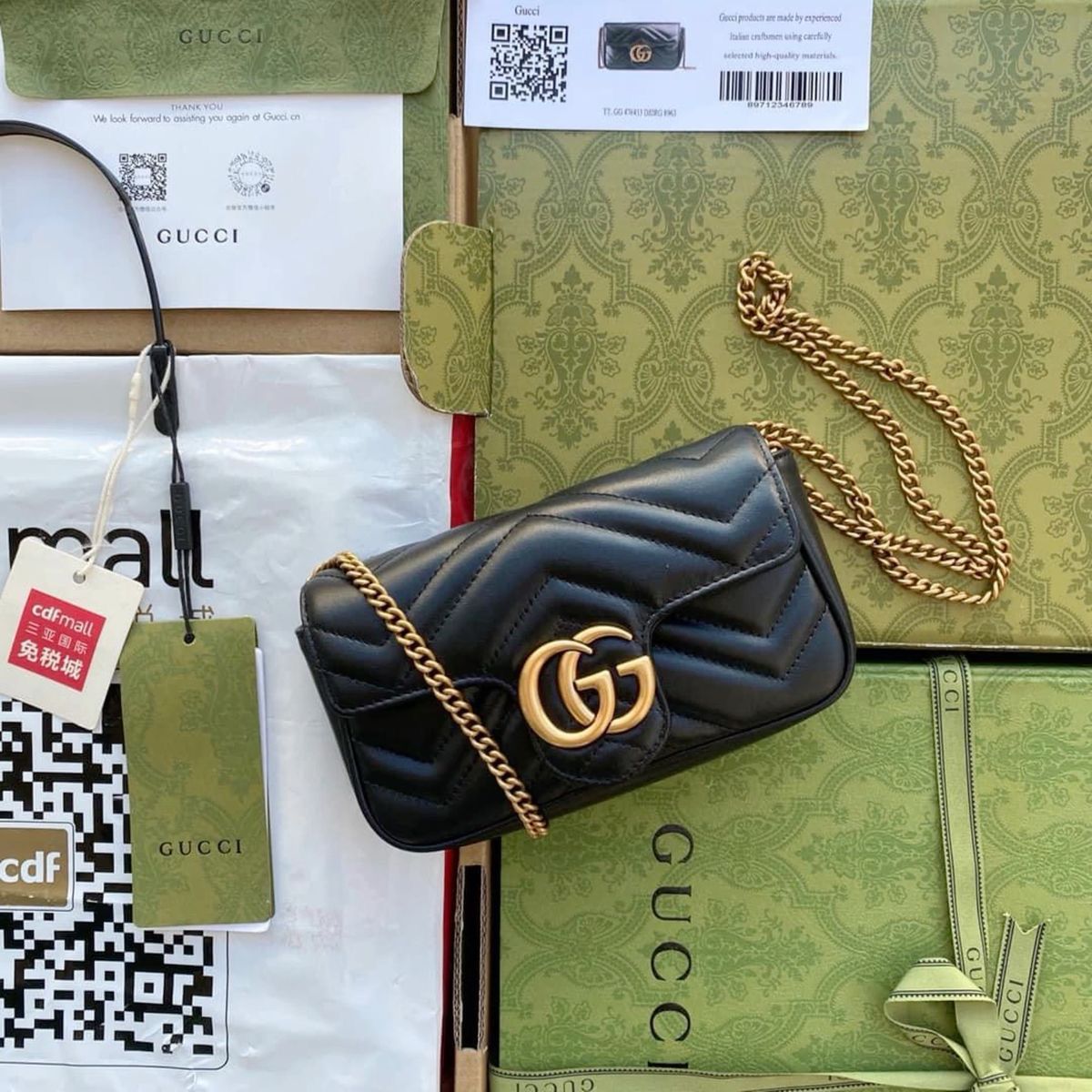 Gucci Mini Marmont Shoulder Bag