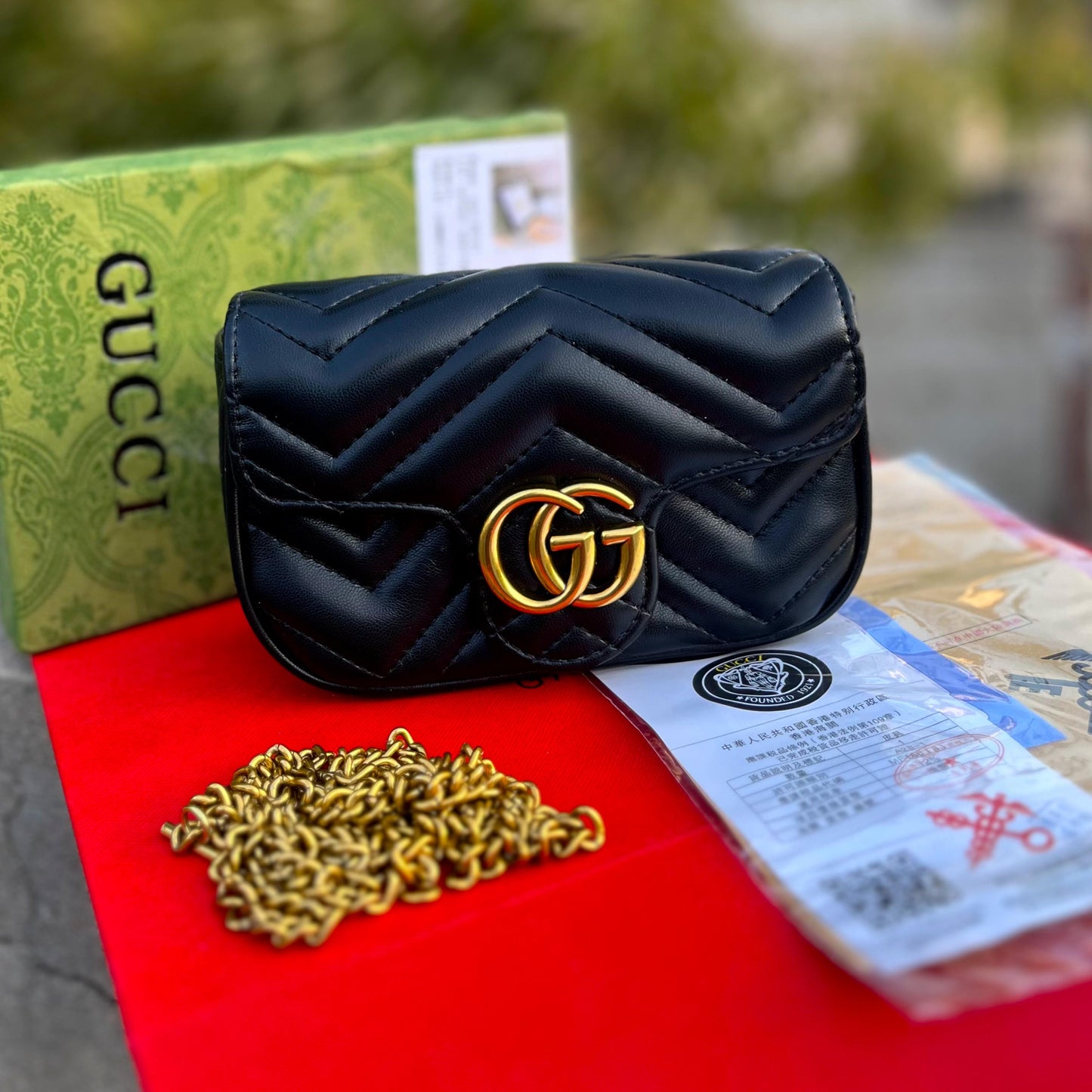 Gucci Mini Marmont Shoulder Bag