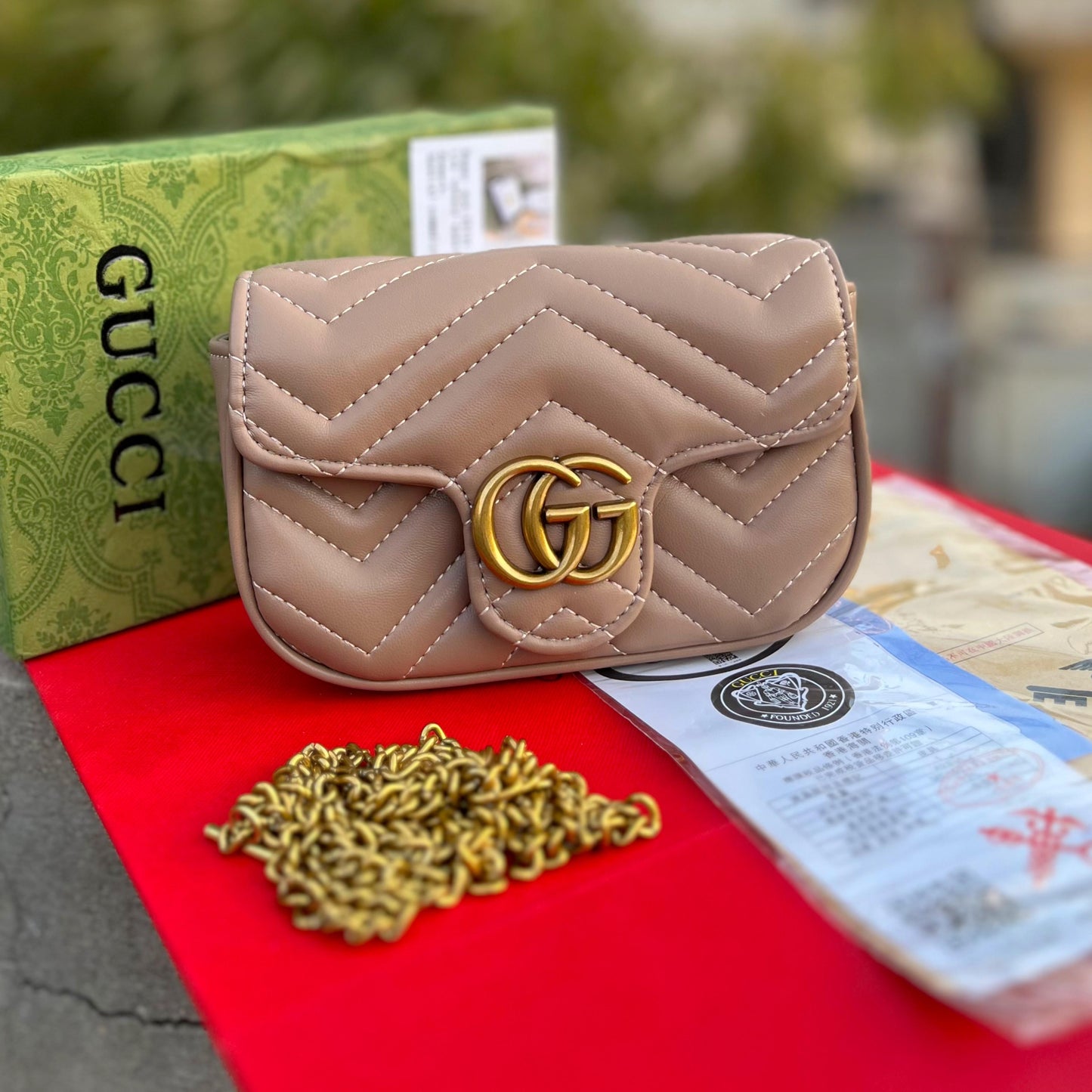 Gucci Mini Marmont Shoulder Bag