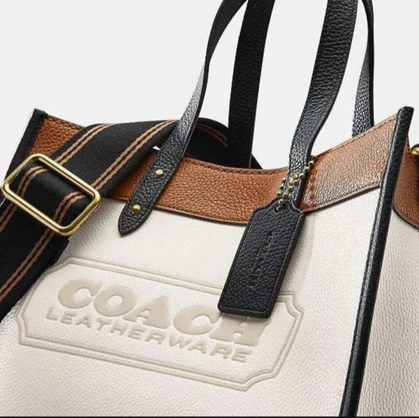 Field Tote 22 In Colorblock With Coach Badge